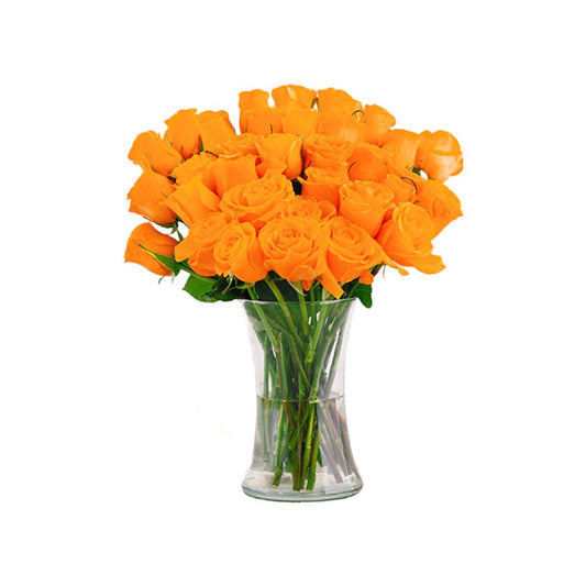 24 Orange Roses