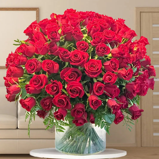 101 Love Red Roses