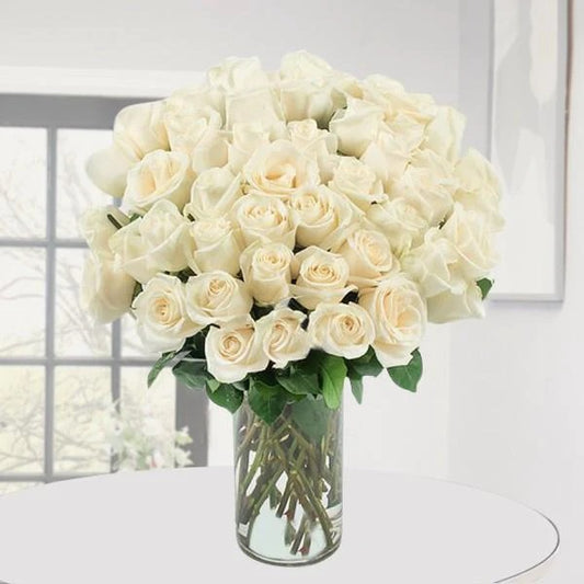 51 White Roses