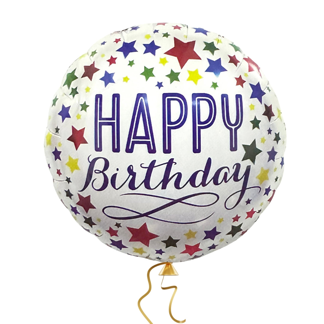 Happy Birthday Helium Foil Balloon