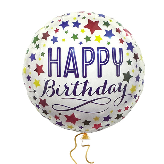 Happy Birthday Helium Foil Balloon