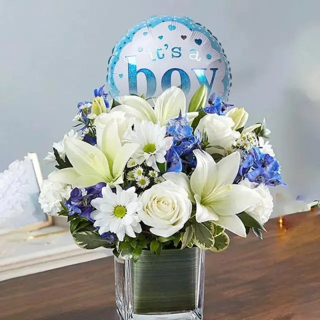 Blue love and Its a Boy Balloon