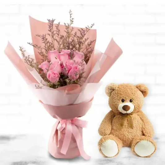 Pretty in Pink and Teddy Bear