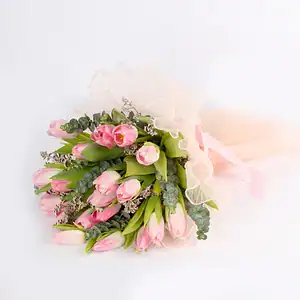 31 pink Tulip bouquet