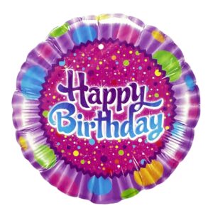 Happy Birthday Helium Foil Balloon D5