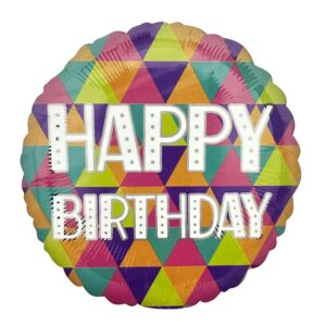 Happy Birthday Helium Foil Balloon D3