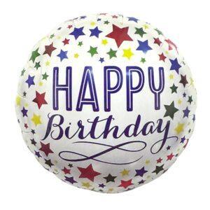 Happy Birthday Helium Foil Balloon D1
