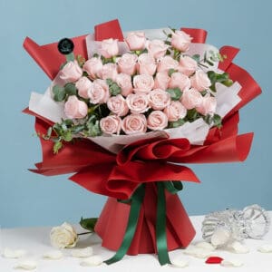 Paradise of Lovely Pink Rose